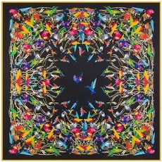 Spring New Deer Cane Horse Head Scarf Large Square Yiwu — feature 22