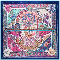 Spring New Deer Cane Horse Head Scarf Large Square Yiwu — feature 28