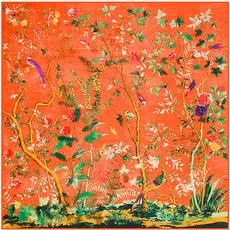 Spring New Deer Cane Horse Head Scarf Large Square Yiwu — feature 4