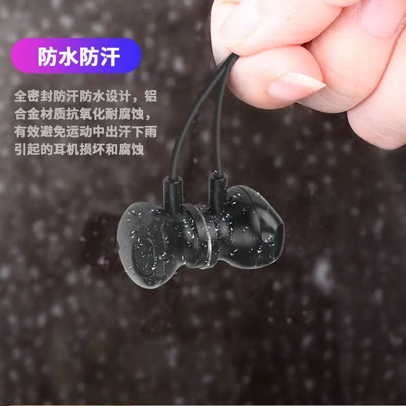 Wireless Sports Bluetooth Headset Waterproof Magnetic Neck Hanging - Image 10