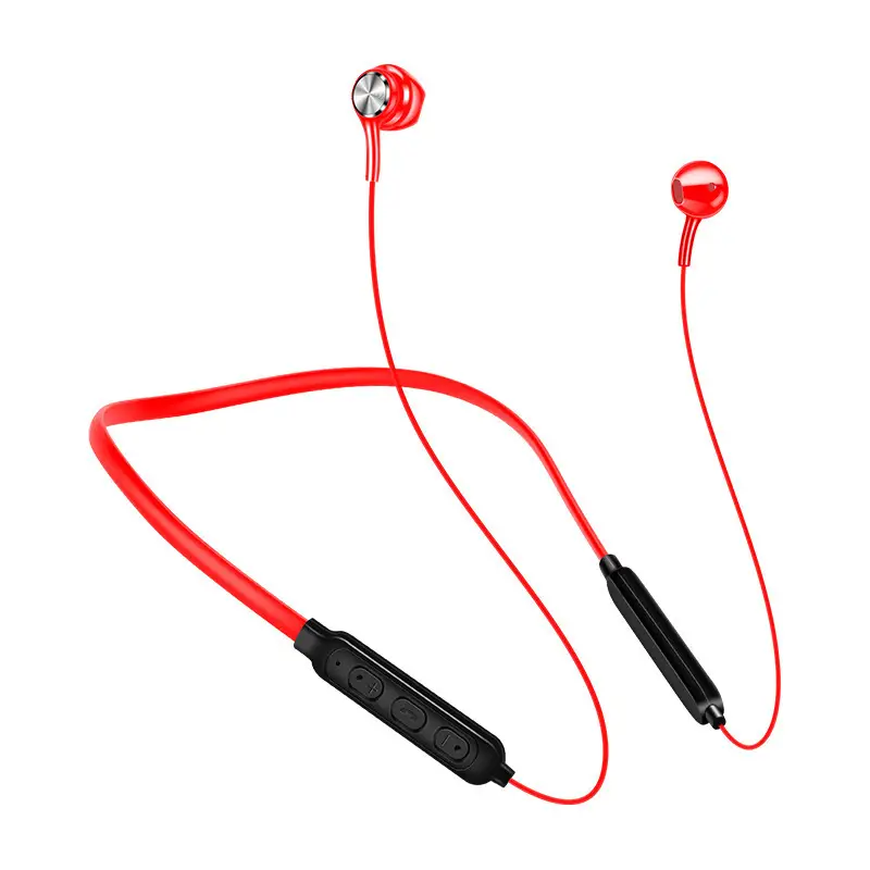 Wireless Sports Bluetooth Headset Waterproof Magnetic Neck Hanging - Image 11