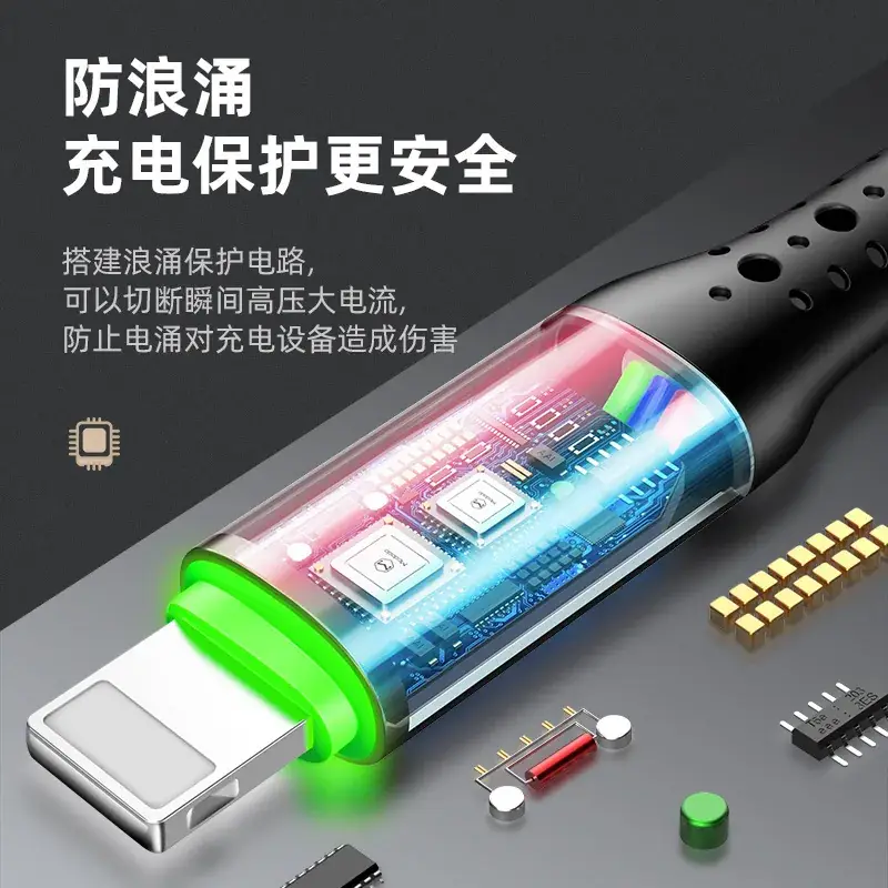 Apple iPhone Data Cable with 30000+ Resistance Test - Image 4