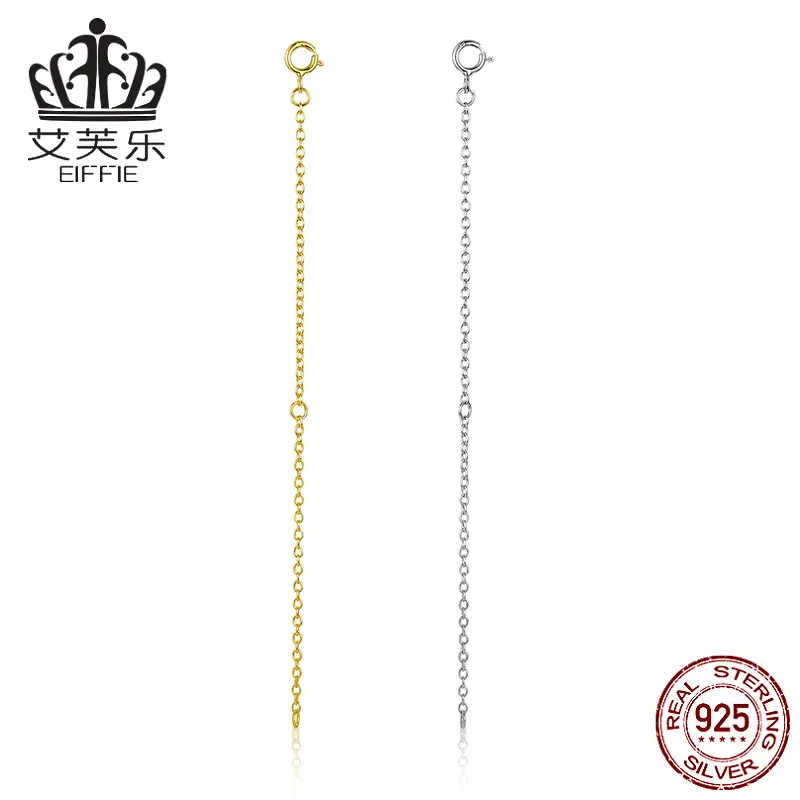 Evelle Sterling Silver Necklace Extension Chain 6cm 10cm - Image 2