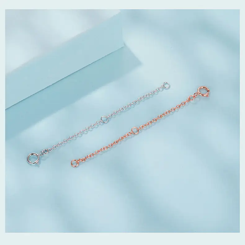 Evelle Sterling Silver Necklace Extension Chain 6cm 10cm — feature 8