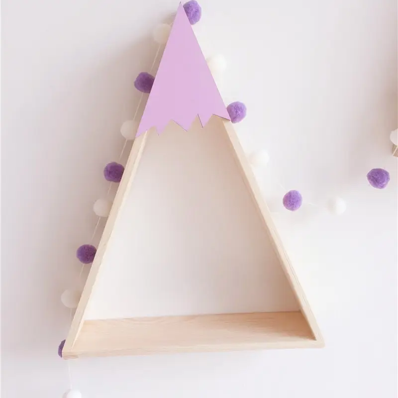 Five-Pointed Star Hair Ball String Decoration for Kids Room
