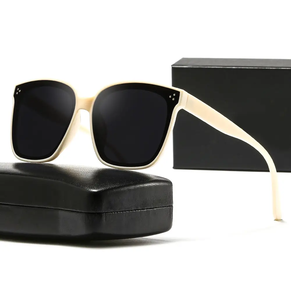 New Polarized Sunglasses gm Unisex Black Gold D17