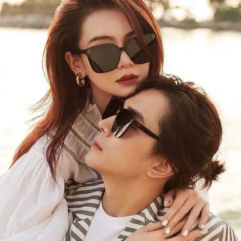 New Polarized Sunglasses gm Unisex Black Gold D17 — feature 12