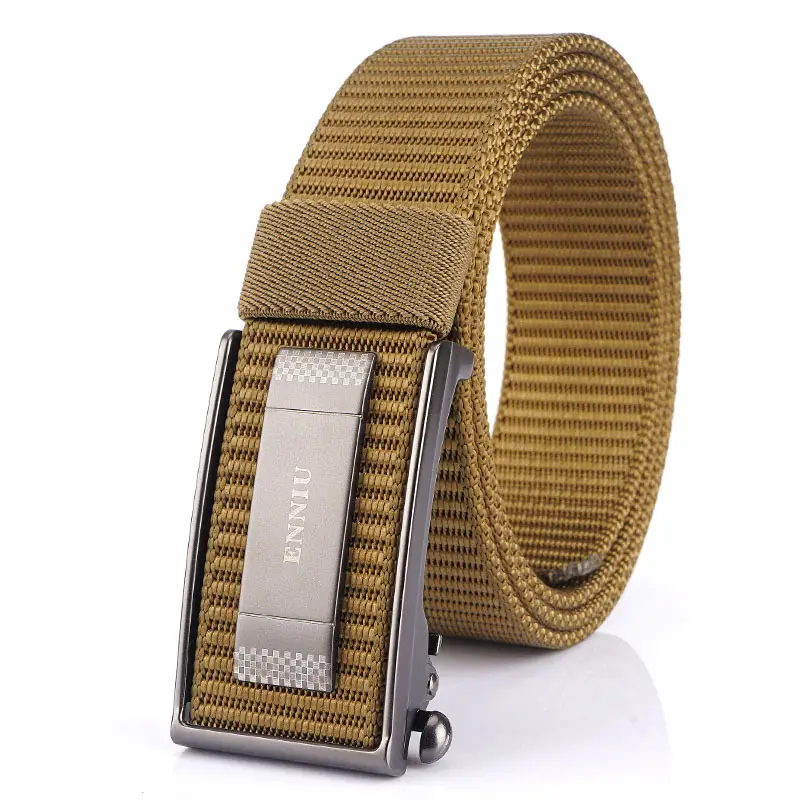 Men's Navy Blue Nylon Sports Belt with Automatic Buckle - Image 10