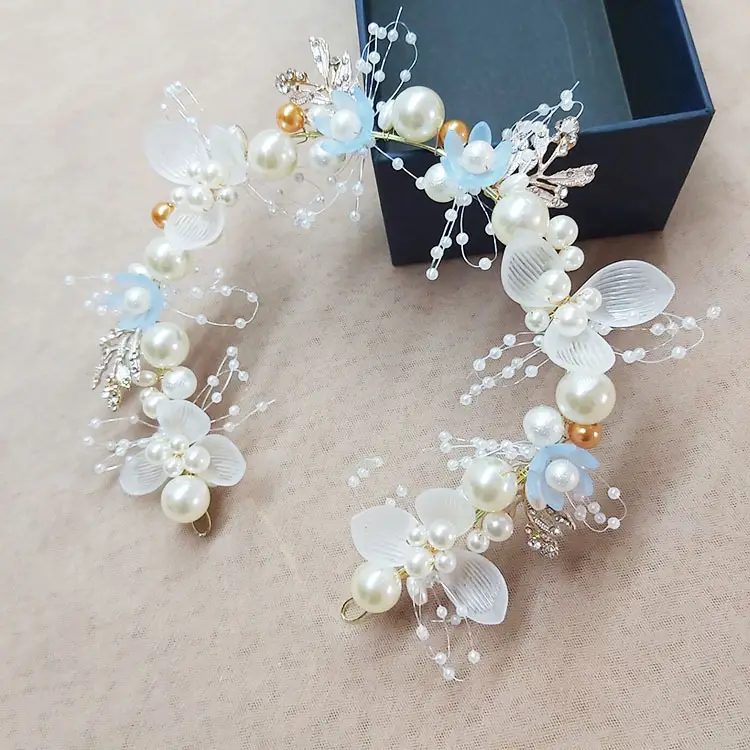New Pearl Flower Hair Band for Women & Girls - Image 18