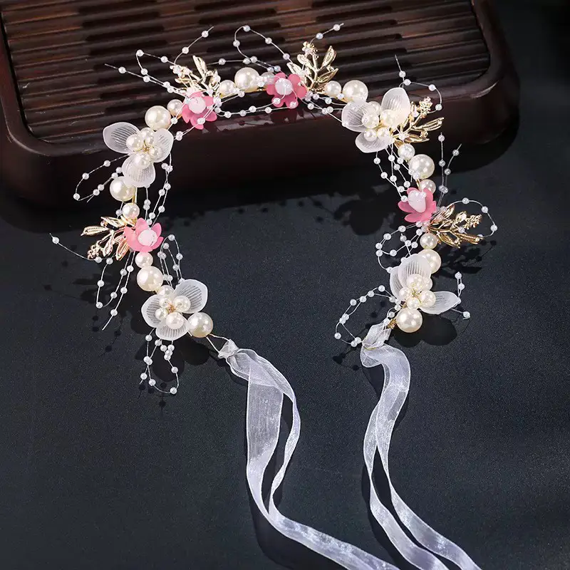New Pearl Flower Hair Band for Women & Girls - Image 10