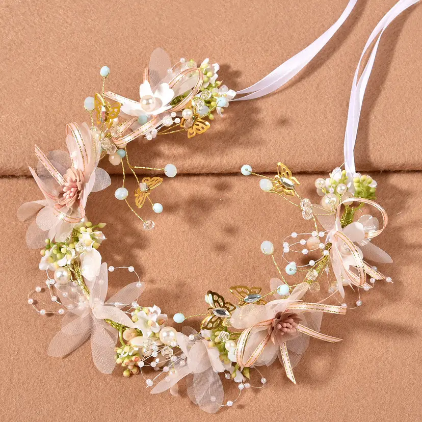New Pearl Flower Hair Band for Women & Girls - Image 12