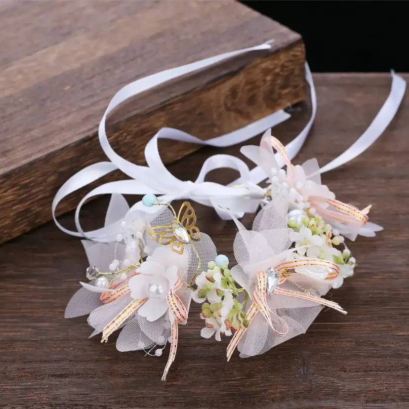 New Pearl Flower Hair Band for Women & Girls - Image 13