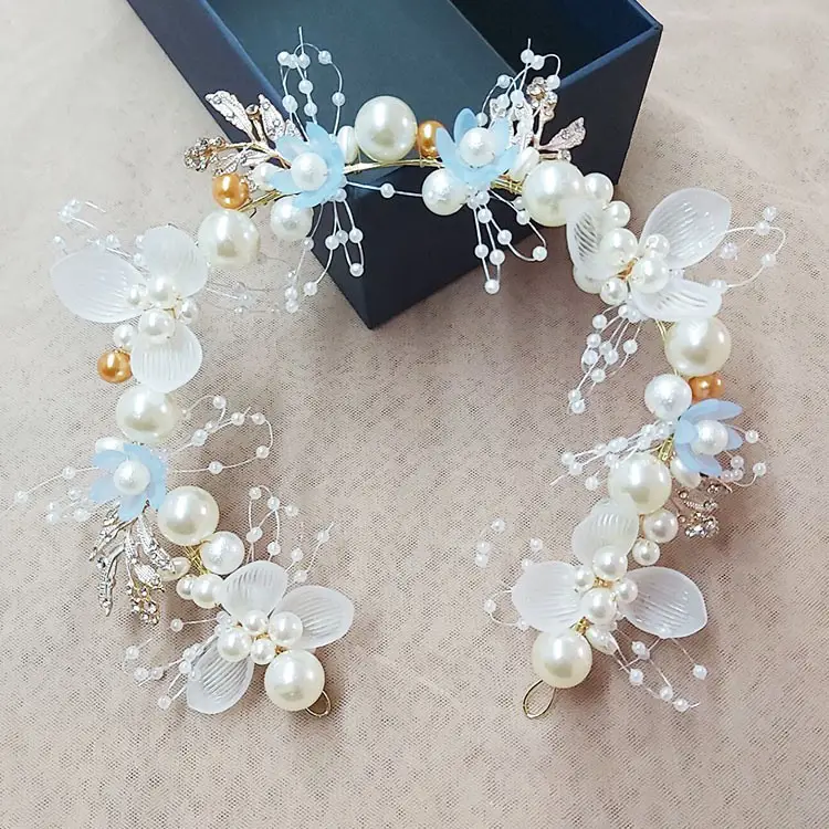New Pearl Flower Hair Band for Women & Girls - Image 3