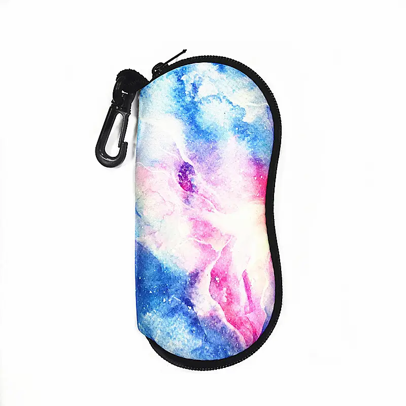 Colorful Printed Sunglasses Bag with Hook - Image 6