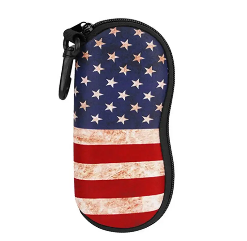 Colorful Printed Sunglasses Bag with Hook - Image 8