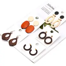Sexy Round Face Earrings with Red Net Design — feature 7