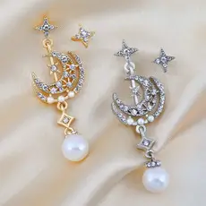 Sexy Round Face Earrings with Red Net Design — feature 8