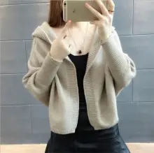 Women Korean Style Thick Knitted Turtleneck Sweater Red Large — feature 1