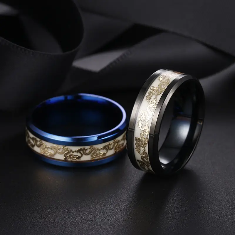 Chinese Dragon Luminous Ring for Men — feature 3