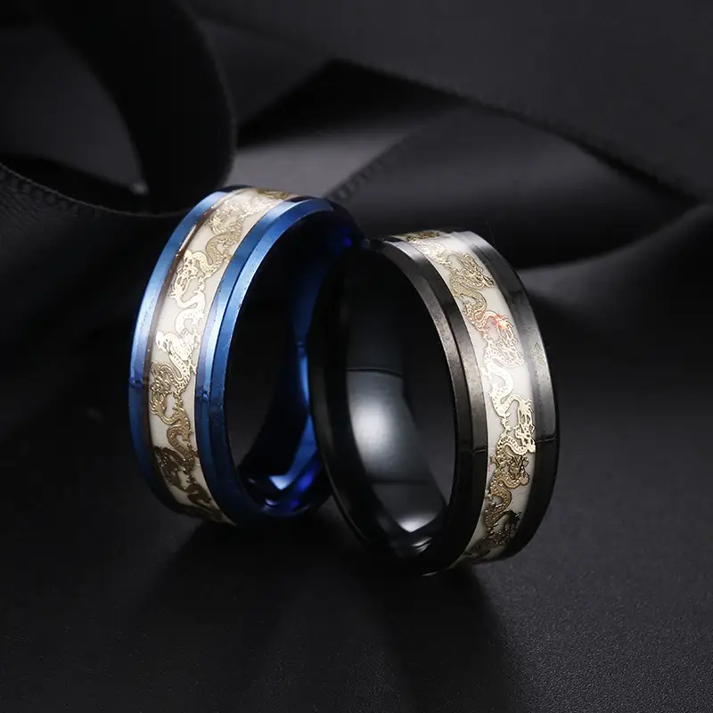 Chinese Dragon Luminous Ring for Men — feature 4