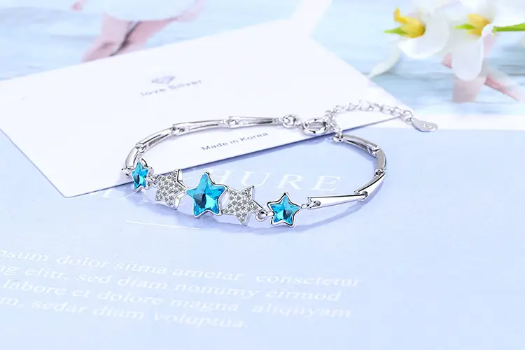 Blue Star Crystal Bracelet for Women — feature 8
