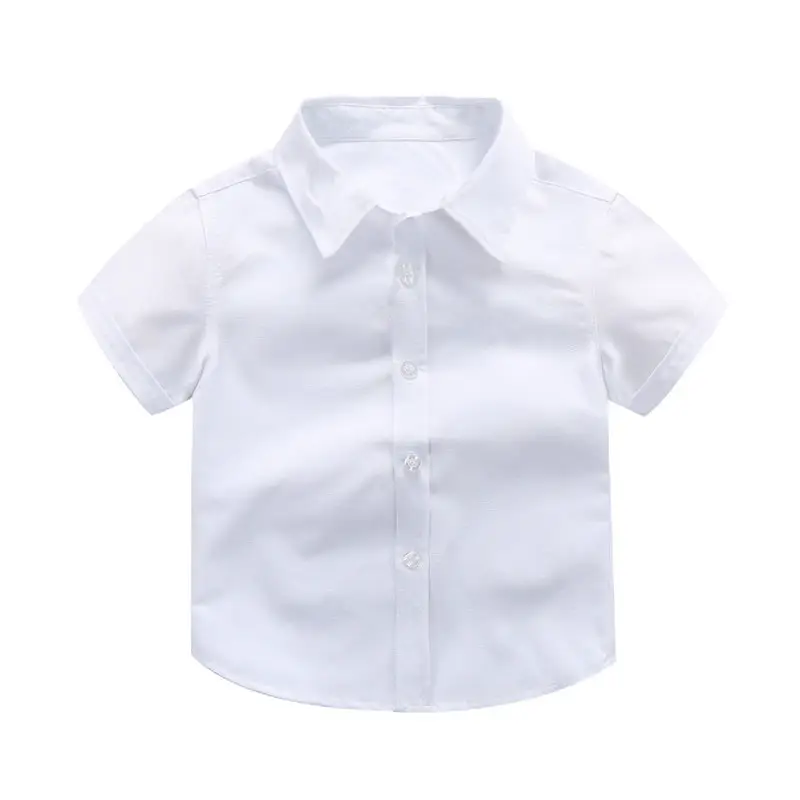 Boys' White Long Sleeve Shirt 100-170 - Image 7
