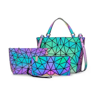 Luminous Rhombus Women's Handbag Black — feature 7