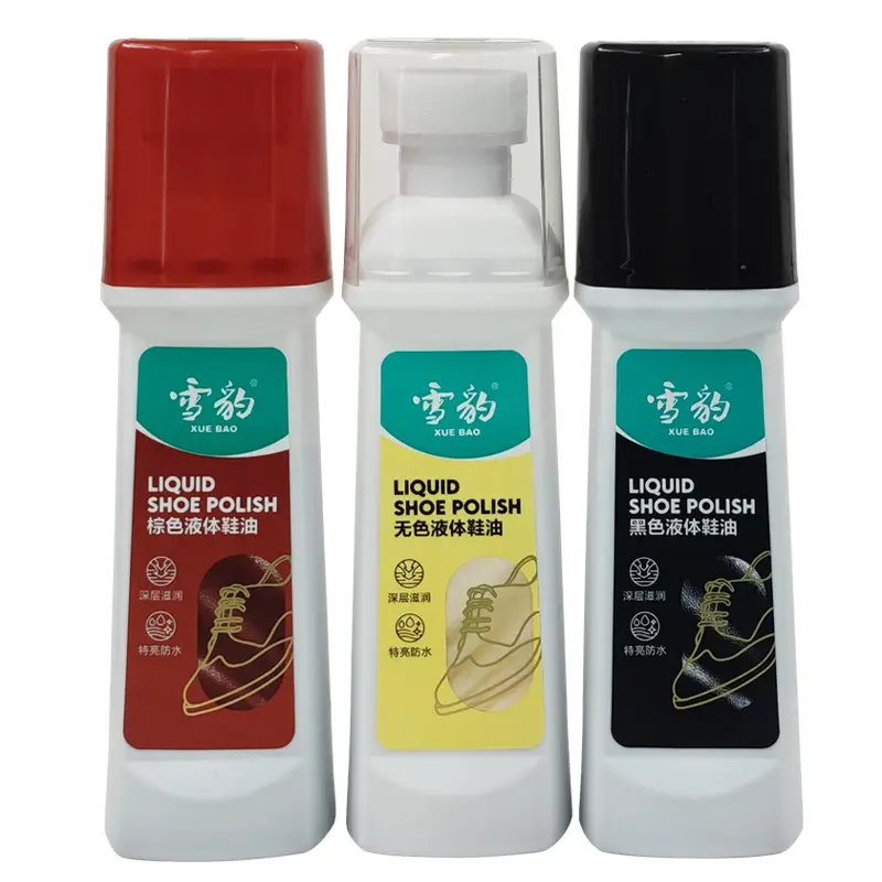 Snow Leopard Liquid Shoe Polish Black Colorless Brown - Image 14
