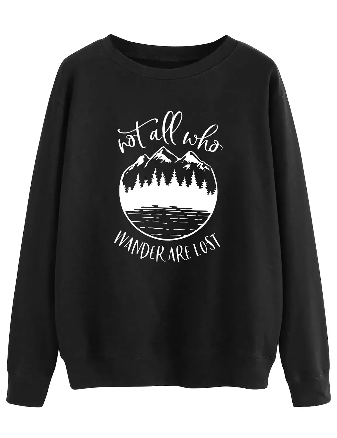 Black Mountain Print Crewneck Sweatshirt - Image 2