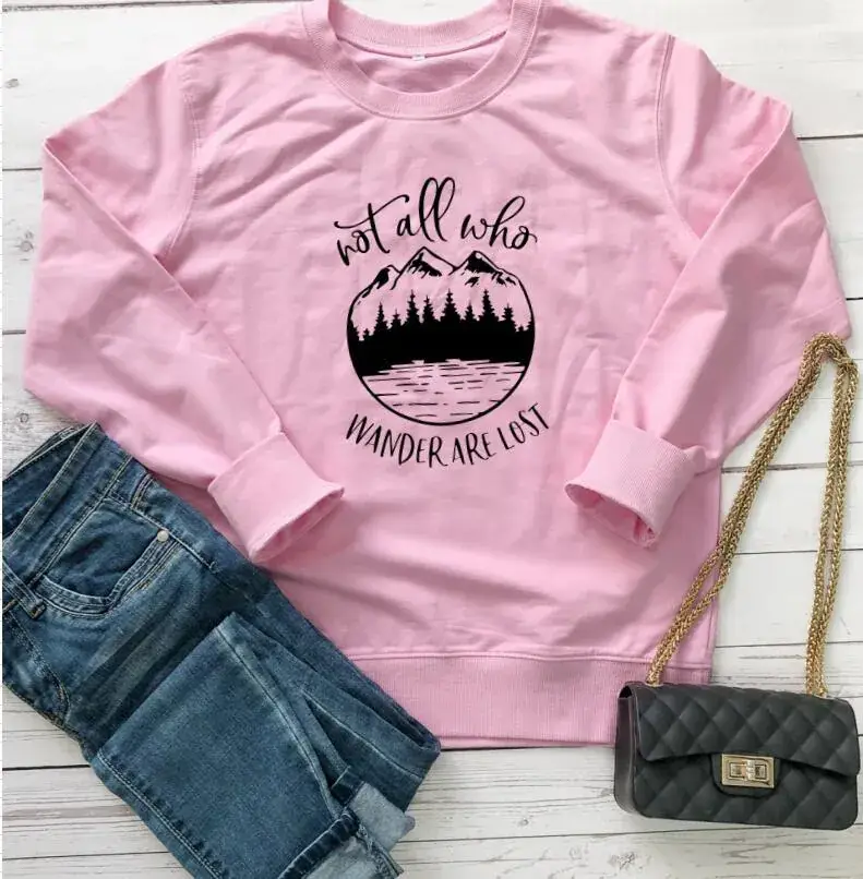Black Mountain Print Crewneck Sweatshirt - Image 5