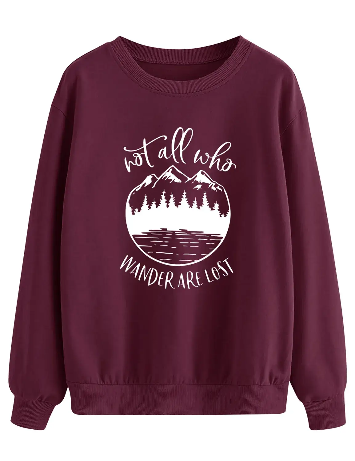 Black Mountain Print Crewneck Sweatshirt - Image 6