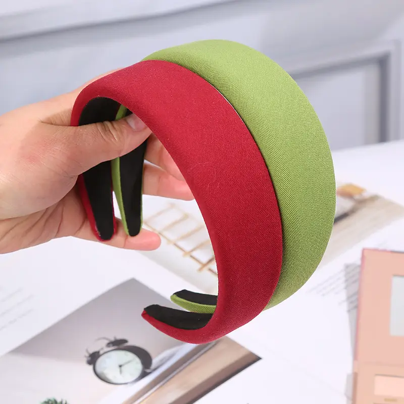 Milk Silk Cross-Border Headband Green Blue Red - Image 15