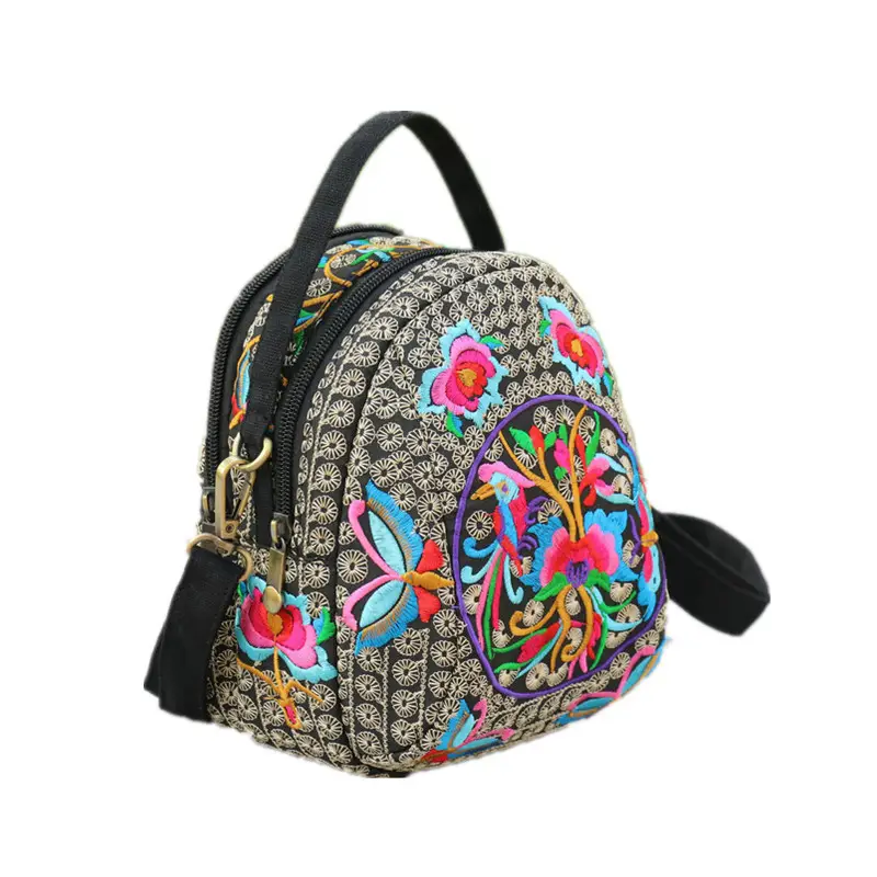 Embroidered Multi-purpose Women's Crossbody Bag - Image 8