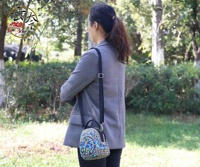 Embroidered Multi-purpose Women's Crossbody Bag — feature 16