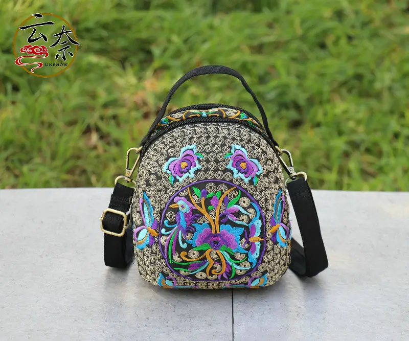 Embroidered Multi-purpose Women's Crossbody Bag — feature 9