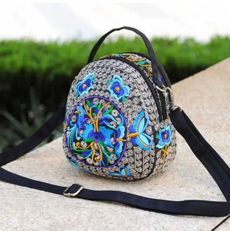 Embroidered Multi-purpose Women's Crossbody Bag - Image 2