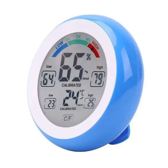 Digital Touch Screen Home Thermometer with Clock Alarm - Image 2
