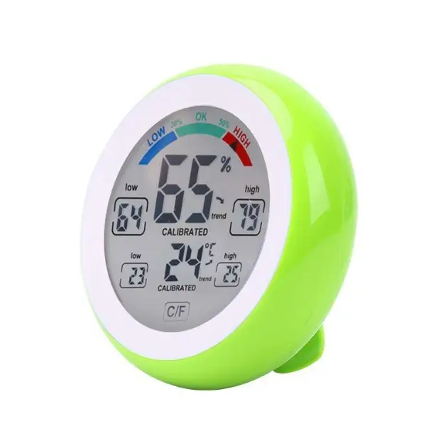 Digital Touch Screen Home Thermometer with Clock Alarm - Image 4