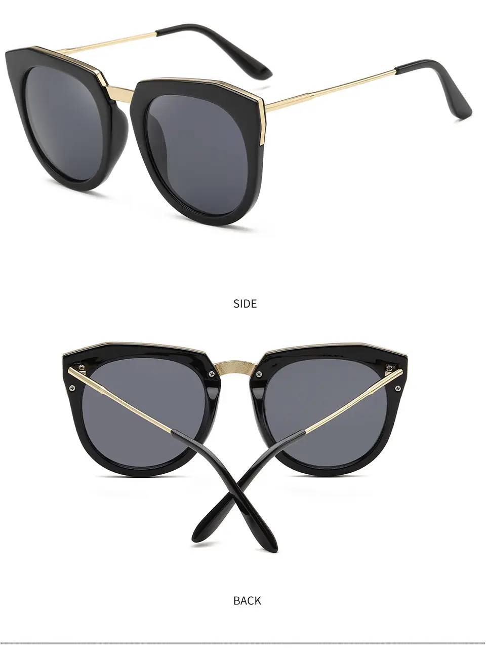 2023 Korean Style Women Sunglasses Toad Mirror Film Reflective — feature 12