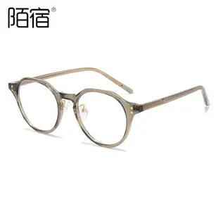 Women's Flat Frame Myopia Glasses Brown Tortoise Shell — feature 11