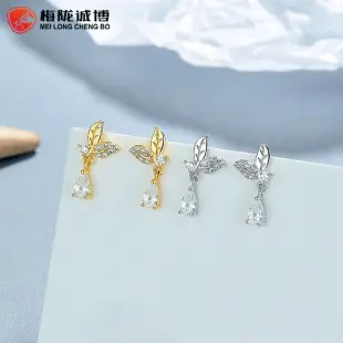 925 Sterling Silver French Entry Water Flower Earrings for Women โ feature 5