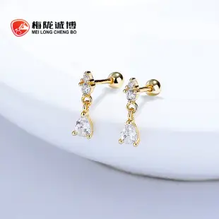 925 Sterling Silver French Entry Water Flower Earrings for Women โ feature 6
