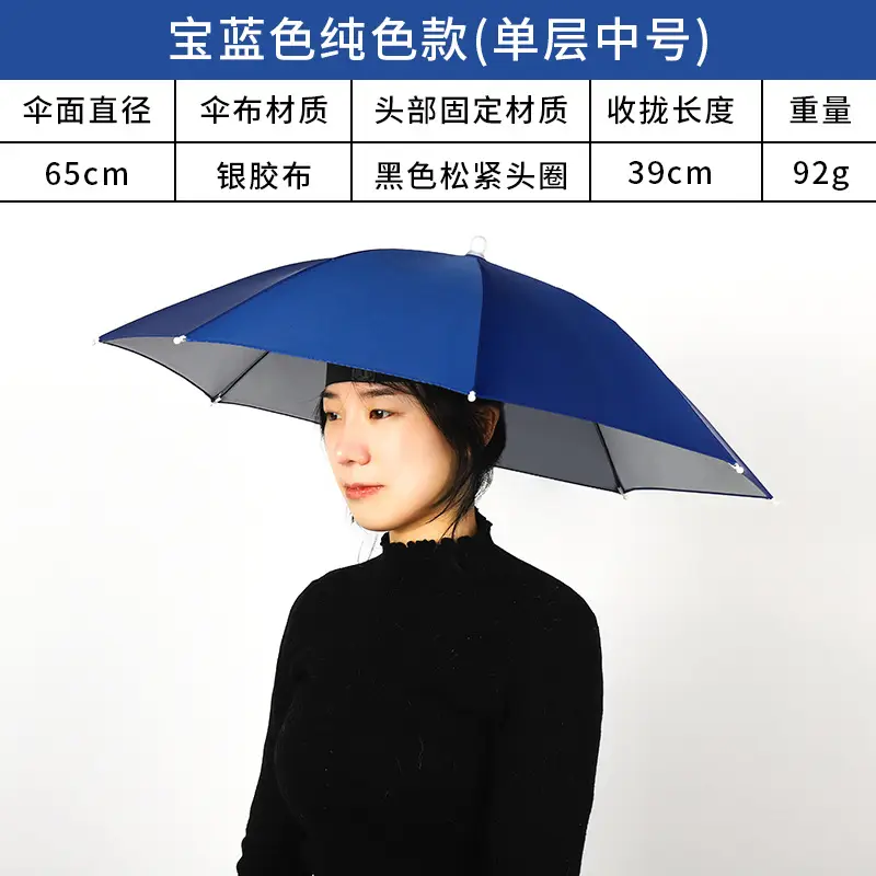 Double Layer Windproof Umbrella Cap for Hot Weather - Image 17