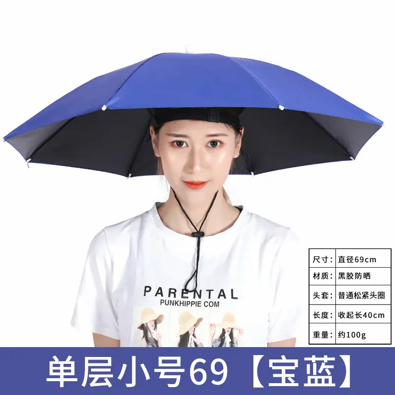 Double Layer Windproof Umbrella Cap for Hot Weather - Image 21