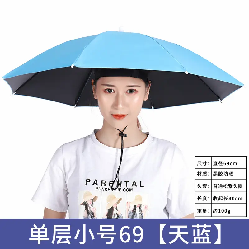 Double Layer Windproof Umbrella Cap for Hot Weather - Image 22