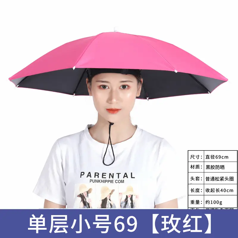 Double Layer Windproof Umbrella Cap for Hot Weather - Image 23