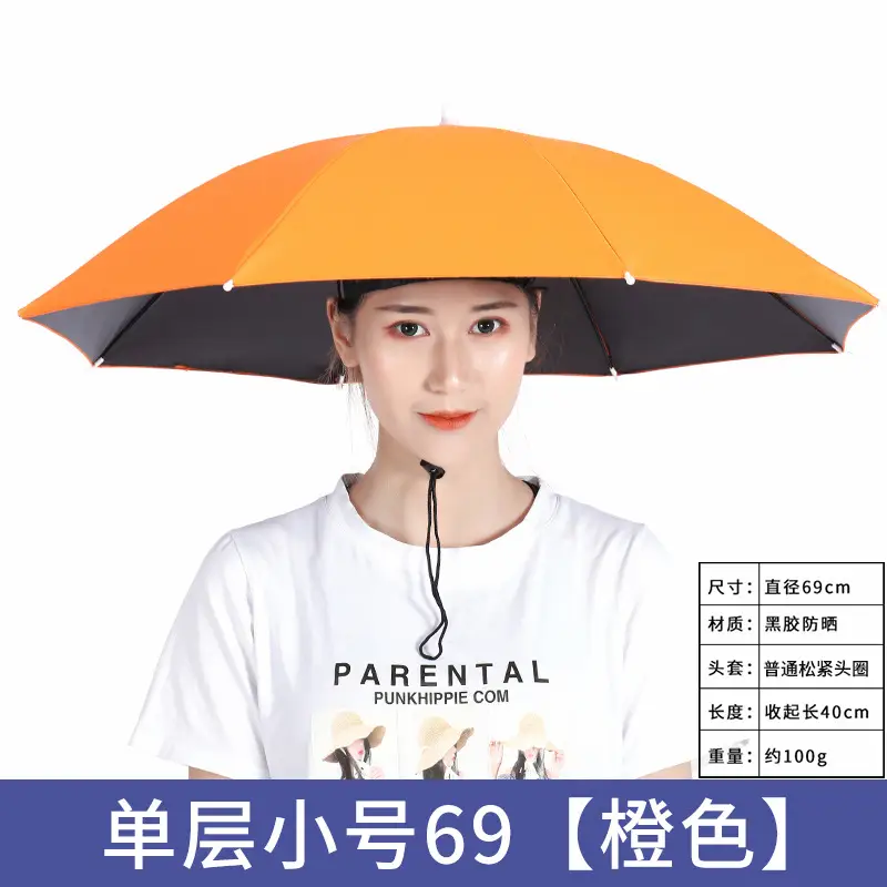 Double Layer Windproof Umbrella Cap for Hot Weather - Image 24