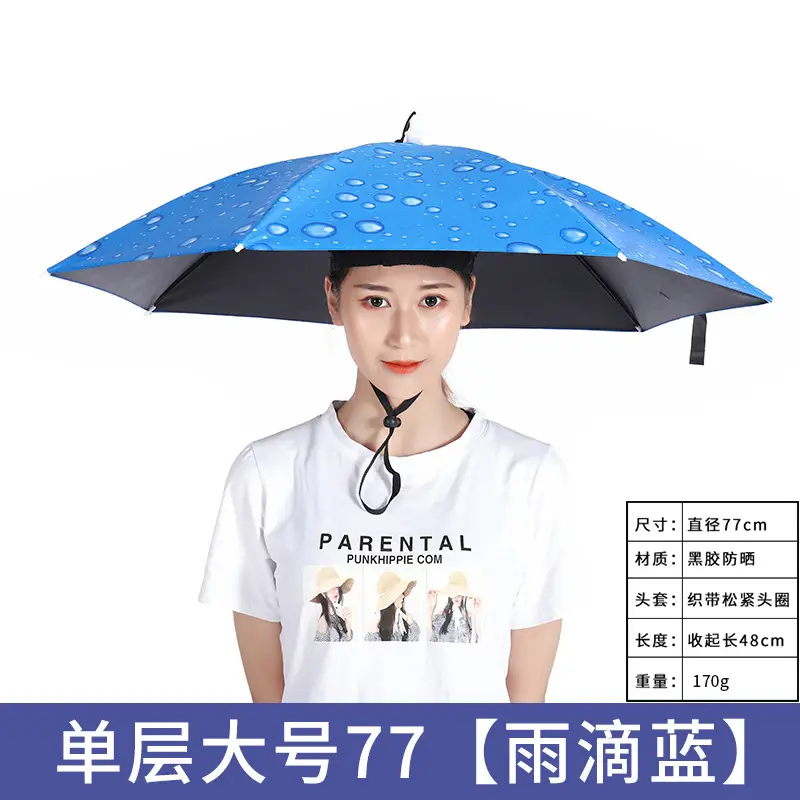 Double Layer Windproof Umbrella Cap for Hot Weather - Image 26