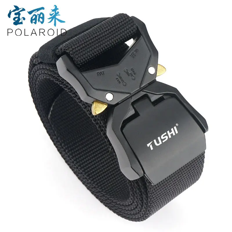 Tactical Cobra Belt for Men Black Nylon Outdoor Training - Image 7