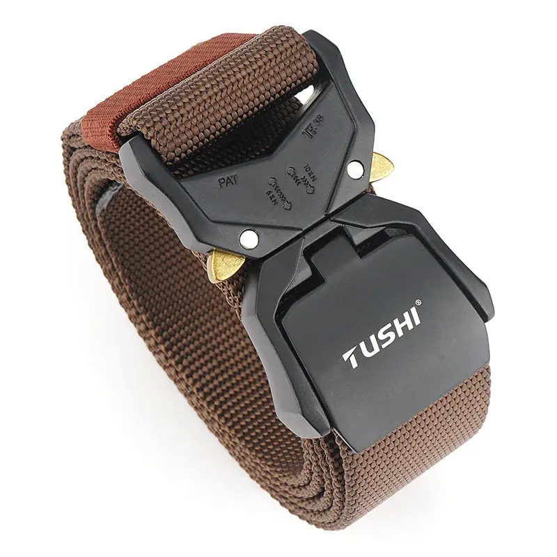 Tactical Cobra Belt for Men Black Nylon Outdoor Training - Image 6